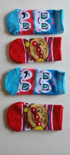 アンパンマン靴下4足セット[3歳]