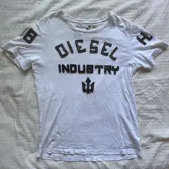 美品 【Y2K】DIESEL ディーゼル 78ロゴ Tシャツ S メランジグレー