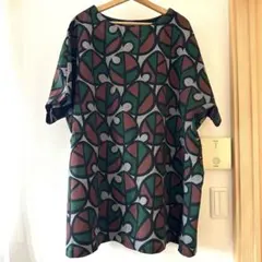 Vネックプルオーバー☆ アフリカ布 ハンドメイド☆ - メルカリ