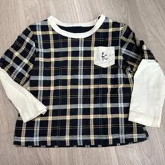 ★専用★只今購入できません。チェック柄長袖Tシャツ　90