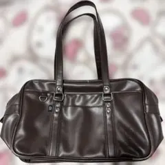 キャンディーシュガー スクールバック　スクバ　 茶色 合成皮革