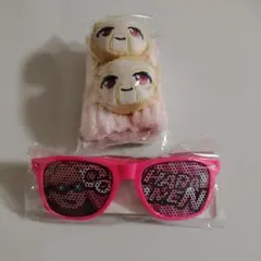 ドズル社5周年くじ　サングラス　おおはらMENとリストバンド　ドズル2点セット