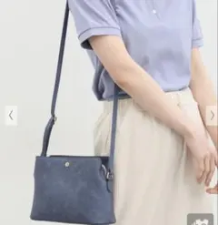 美品☆ハニーズ　軽量 両あおりショルダー　ブルーのサムネイル