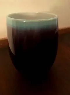 人間国宝　三代　徳田八十吉　柳雨軒 湯呑 陶器 茶道具　九谷焼　正彦印章のサムネイル