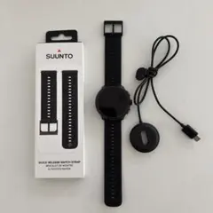 SUUNTO RUN スマートウォッチ本体 オール ブラック 充電器付き