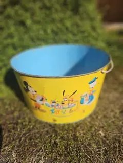 USA アメリカンヴィンテージ ヴィンテージミッキー たらい ブリキ 輸入 