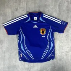 【アディダス】2006/08日本　ホーム　半袖ユニフォーム　ジュニア