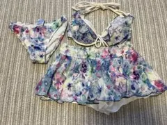 花柄セパレート水着 7号　ru
