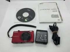 Nikon COOLPIX S6000 レッド デジタルカメラ 7x WIDEのサムネイル