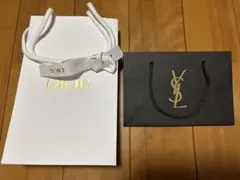 DiorとYSLのショップ袋セット