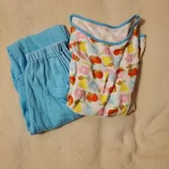 リラックマ水色パジャマ上下セット