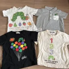 80 はらぺこあおむし　Tシャツ　子供服　保育園着　夏服　半袖　まとめ売り