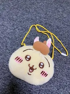 ちいかわ×サンリオキャラクターズ　フェイスポシェット　うさぎ×ポムポムプリン