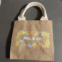 Paul＆joe エコバック　 ジュート花柄のサムネイル
