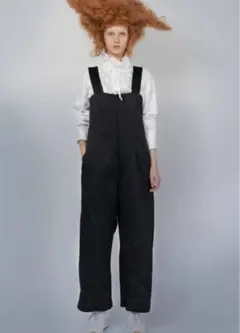23ssコムコム ポリエステル縮絨サロペット comme des garcons