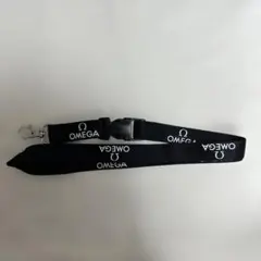 OMEGA オメガ ネックストラップ ブラック