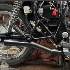 もんきち様専用エストレア250 ワンオフショート菅送料込み匿名配送 スリップオン