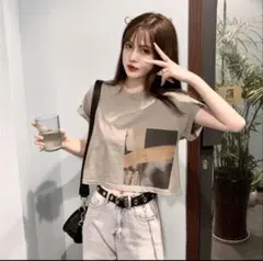 トレンド Tシャツ ストリートカルチャー アースカラー