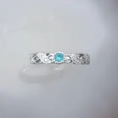 ［SALE］パライバトルマリン　リング　Pt900リング