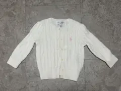 Ralph Lauren 白色カーディガン 12M
