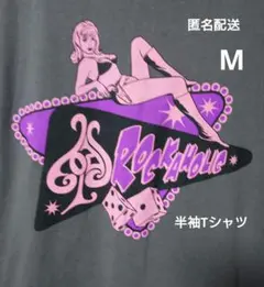 グレー Tシャツ ロック＆ロール デザイン∶M∶プリント∶ダイス∶