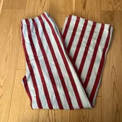 soft cheese しまむら　ストライプパンツ 大人