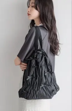 [新品未使用]LOWRYS FARM リボンツキナップサック