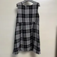 フォーマルドレスセット 120cm チェック柄