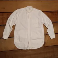 coen コーエン ノーカラー シャツ ワークシャツ