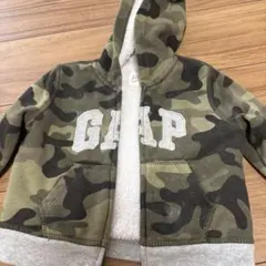 GAP 迷彩柄 フード付きトレーナー 6-12ヶ月