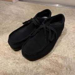 【美品】Clarks クラークス ワラビー WP ブラック おまけ付き