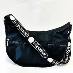 【未使用品に近い】レスポートサック　EVERYDAY HOBO ロゴテープ　黒