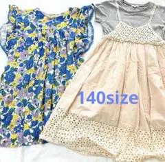 女の子　140 ワンピース　半袖　2枚セットSeraph 夏服のサムネイル