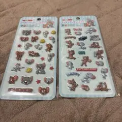 ★ トムとジェリー　ぷくぷくシール　2枚セット