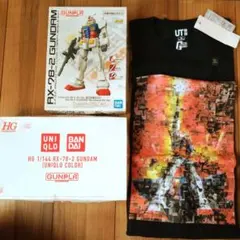ガンダムユニクロコラボTシャツ&コラボガンプラ&RX-78-2組立体験会Ver