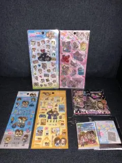 国内正規品 新品一期一会ラブ友 すぐに作れちゃうミニシール帳ステッカー6点セット