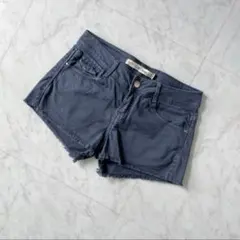 ZARA☆TRFCoreDenimショートパンツネイビー34