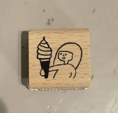 Nico-Recipe ニコレシピ スタンプ 新作 手紙社　ソフトクリーム