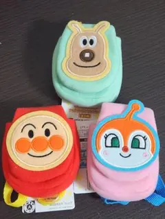 ③ アンパンマン アップリケミニリュックポーチ 3点セット