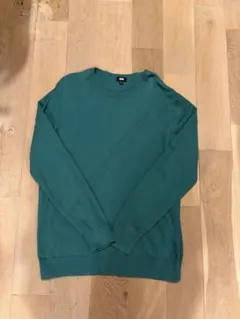 ユニクロ　ニット　ウォッシャブルコットンクルーネックセーター　XL