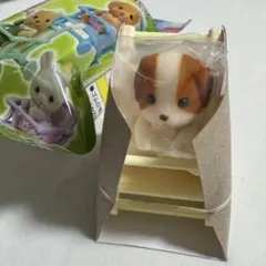 新品　シルバニア　シフォンイヌ　赤ちゃん　ベビーカー