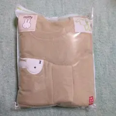 ユニクロ miffy ベージュ フリースパジャマ 120
