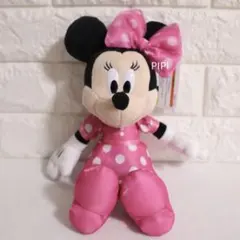 ディズニー　ミニー　ぬいぐるみチャーム　キーホルダー