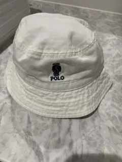 Ralph Lauren ホワイト バケットハット 12M-24M