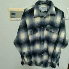 SEAHOP 長袖シャツ チェック柄 グレー系