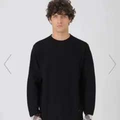 BLACK LABEL 長袖セーター／ネイビー・紺／新品・未使用／Lサイズのサムネイル