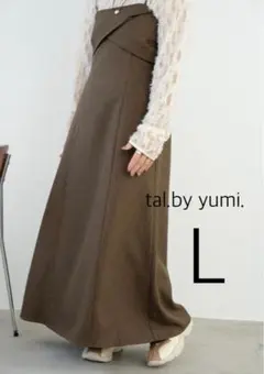 tal.by yumi. ジャンパースカート 中茶 L