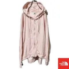 ノースフェイス　ジップパーカー　ピンク　レディースM