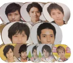 嵐 二宮和也 ジャンボうちわ 5本 ミニうちわ 5本
