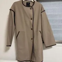 w closet ベージュ ロングコート